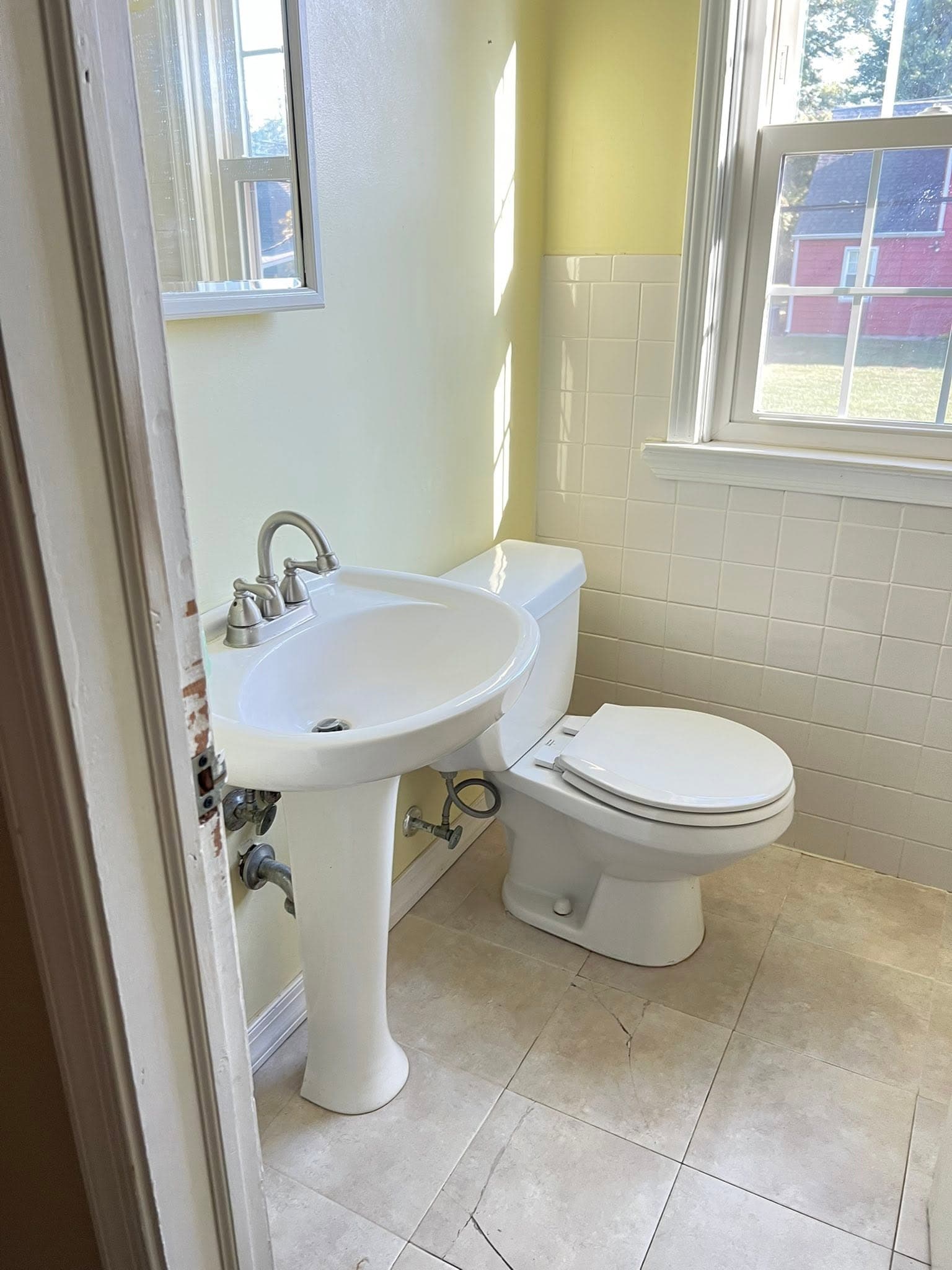 Bathroom, before view 1