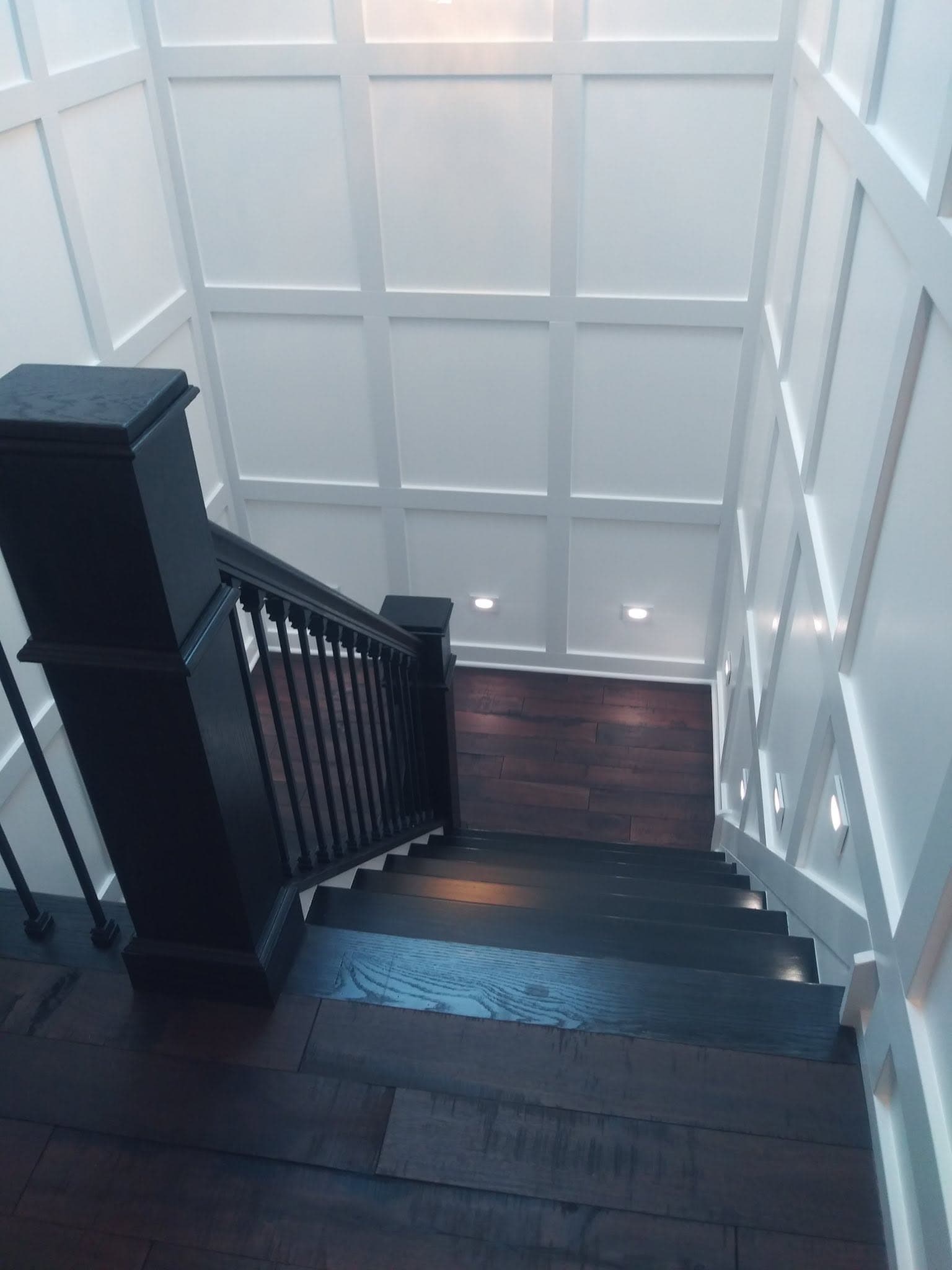 Paneled stairwell, after view 3